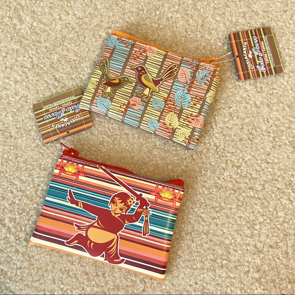 Bundle of 2 Coelacanth Coin Purses